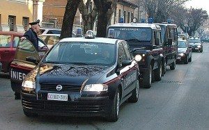 carabinieri colonna gazzelle