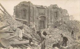 terremoto Avezzano piazza San Bartolomeo con la cattedrale