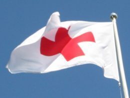 La bandiera della Croce Rossa