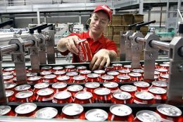 stabilimento della Coca-cola