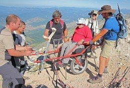 Joelette, il sogno di Henri, disabile sulla vetta del Velino (20)