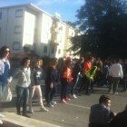 Protesta studenti Liceo Scientifico