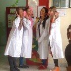 Volontari Nasi rossi, clown al reparto di pediatria dell'ospedale di Avezzano
