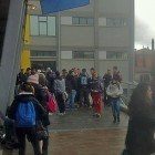 sciopero a scuola proteste per i termosifoni spenti all'itc e itg (9)