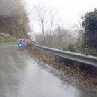 Strada per Tufo di Carsoli  franata