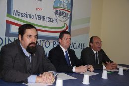 Presentazione elezioni Pdl, Massimo Verrecchia con Iampieri e Piccone (5)