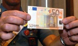 banconota da 50 euro sequestrata dai carabinieri