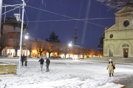 neve e maltempo nella Marsica piazza RIsorgimento ad Avezzano(7)