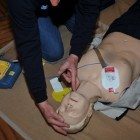 Defibrillatore in azione