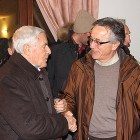 Il senatore Franco Marini in una recente visita a Sante Marie