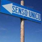 senso unico strada via