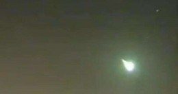 Meteorite bolide avvistato in Italia (Foto Agi)