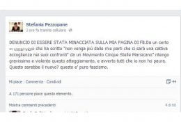 Minacce Facebook alla Pezzopane 2