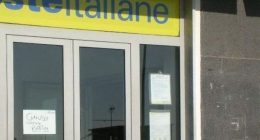 Ufficio postale chiuso per rapina