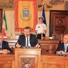 La-giunta-comunale-di-Avezzano-guidata-dal-sindaco-Di-Pangrazio con Boccia e De Angelis