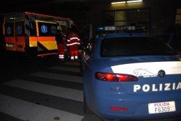 ambulanza polizia notte