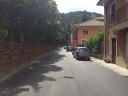 lavori tagliacozzo centro asfalto via della Torretta