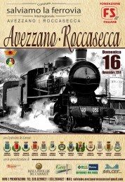 Locandina 2014 Treno a Vapore Avezzano Roccasecca