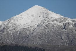 monte velino torna la neve fino a bassa quota