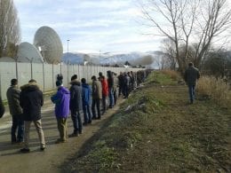 Protesta Fucino Morti Telespazio