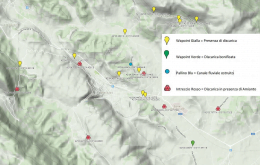 Mappa Discariche abusive Tagliacozzo