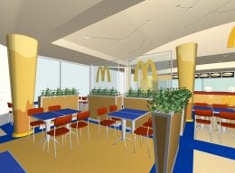 McDonald's progetto  tipo interno