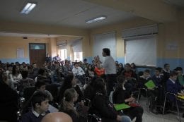 Andrea Iacomini dell'Unicef alla scuola di Tagliacozzo (1)