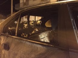 auto incendiata a celano 2