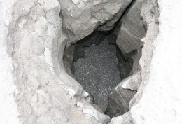 I crateri spuntati nel 2007  nel Fucino ribollivano fango