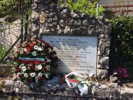 deposizione corone alloro davanti al monumento di  Bruno e Mario Durante e Luigi Consoli e Luigi Del Monaco (1)