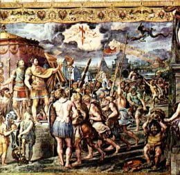 Stanze Vaticane - Rafffaello apparizione della Croce (Fonte: Wikipedia IT)