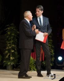 Gianni Letta e L. Di Nicola al Premio D'Angio'