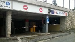 Parcheggio sotterraneo chiuso per alllagamento