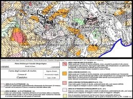 Carta Pai  Canistro rischio idrogeologico e frane autorità di bacino