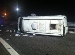 Incidente autostrada cani salvati (2)