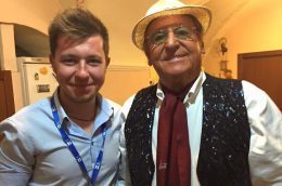 Settimio Colnagelo con Renzo Arbore