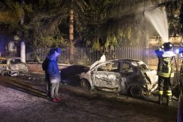 Incendio macchine sindaco tagliacozzo