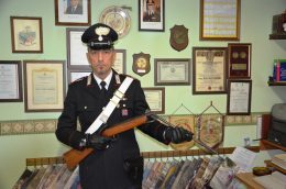 Sequestro fucile carabinieri