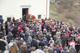 Funerali Luciano Lauri a Colli di Montebove