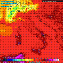 Precipitazioni tra moderate e forti su tutta l'area Marsicana, specie Parco Nazionale D'Abruzzo