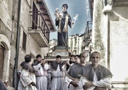 Sant'Antonio Festa patronale Tagliacozzo portatori statua