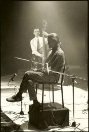 Storica foto di Riccardo Del Fra in concerto con Chet Baker