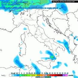 In figura il modello GFS mostra la situazione delle precipitazioni per Domenica 19 Novembre. Tempo abbastanza discreto sui settori Marsicani, mentre poi, in nottata qualche fenomeno non sarà escluso, sui versanti orientali.