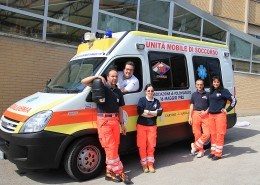 nuova ambulanza elettrica al prontosoccorso di Tagliacozzo