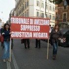 Tribunale Avezzano protesta Roma avvocati