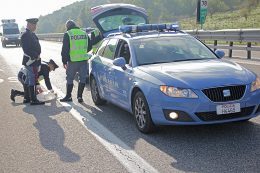 incidente autostrada polizia stradale e polstrada