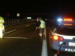 polizia volante rilievi incidente autostrada