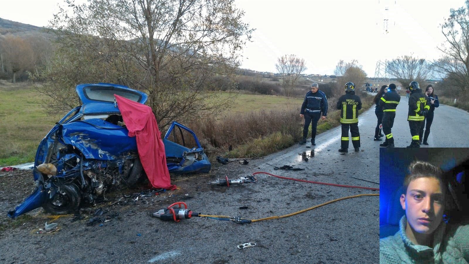 Incidente mortale sulla provinciale, perde la vita un giovane marsicano