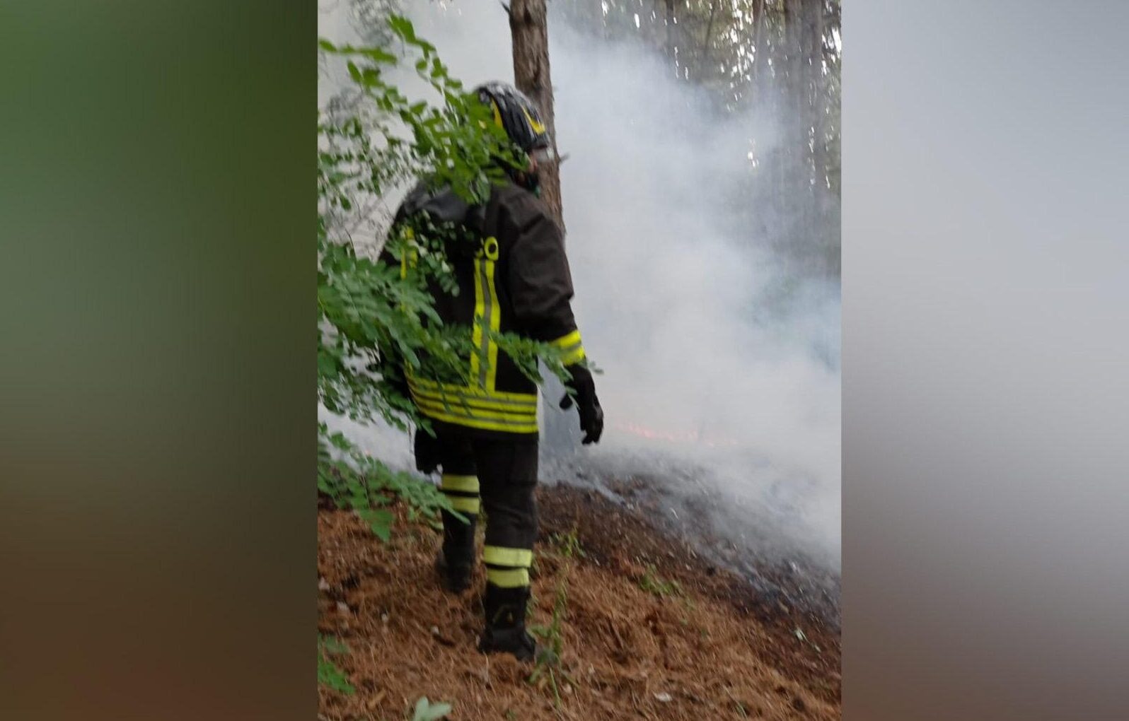 incendio serra Celano